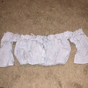 Off the shoulder LF crop top